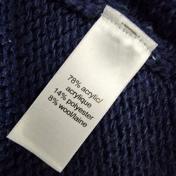 Maurices Sweater Women Medium Wool Blend Jacquard Ribbon Yoke Fair Isle Pullover - Picture 9 of 10